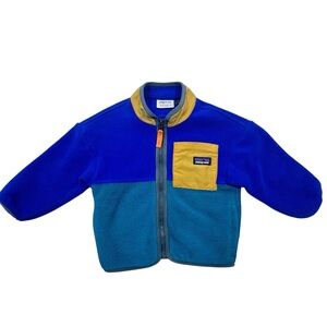 Patagonia Baby Synchilla® Passage Blue Jacket Size 12-18 months
